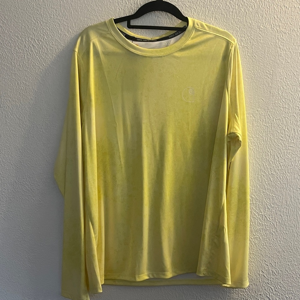 Carhartt Long-Sleeve Performance Tee - Lemon Yellow (women’s)